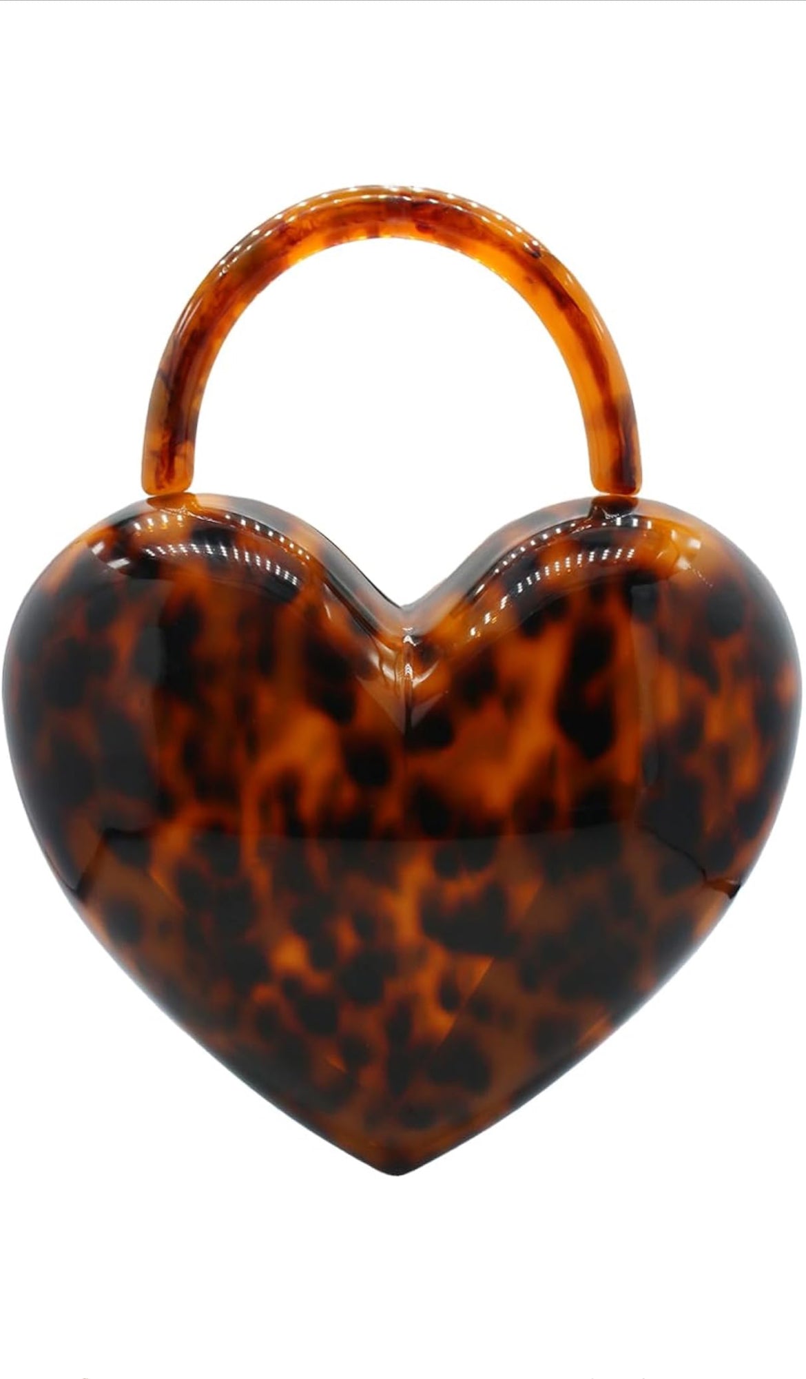 Acrylic Heart Handbag