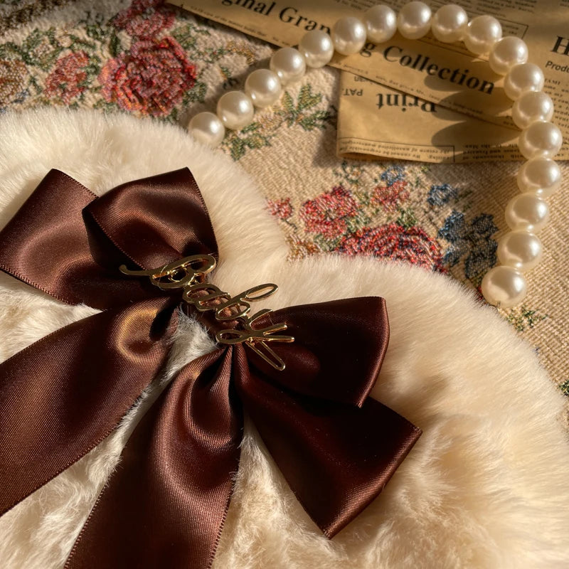 Heart Plush Bow Hand Bag