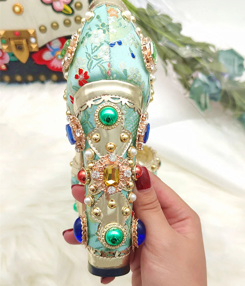 Royal Gem Platform Heels