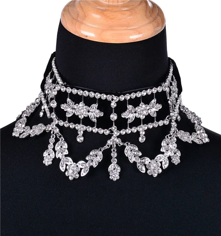 Crystal Chandelier Choker Necklace
