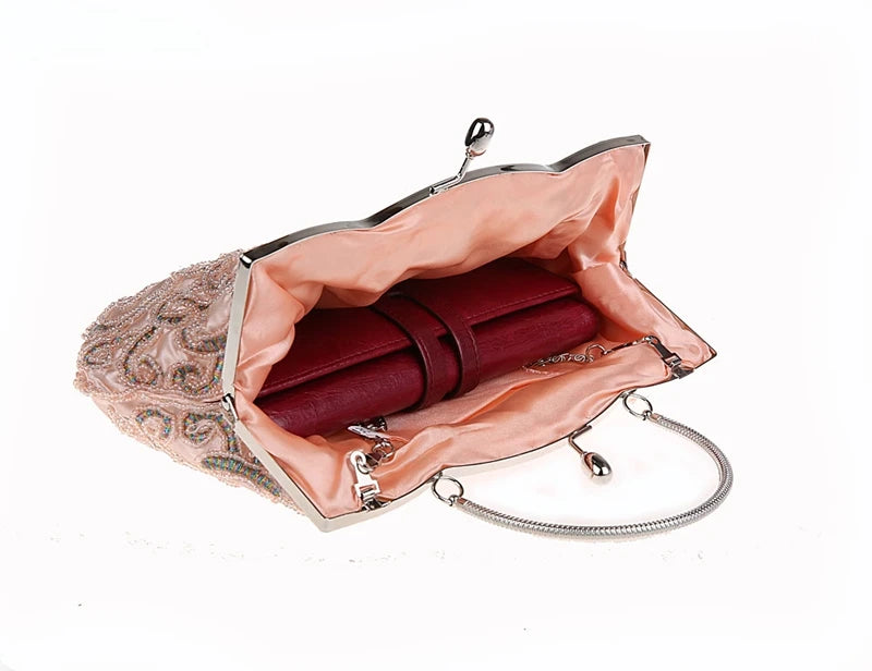 Metallic Baroque Hand Bag