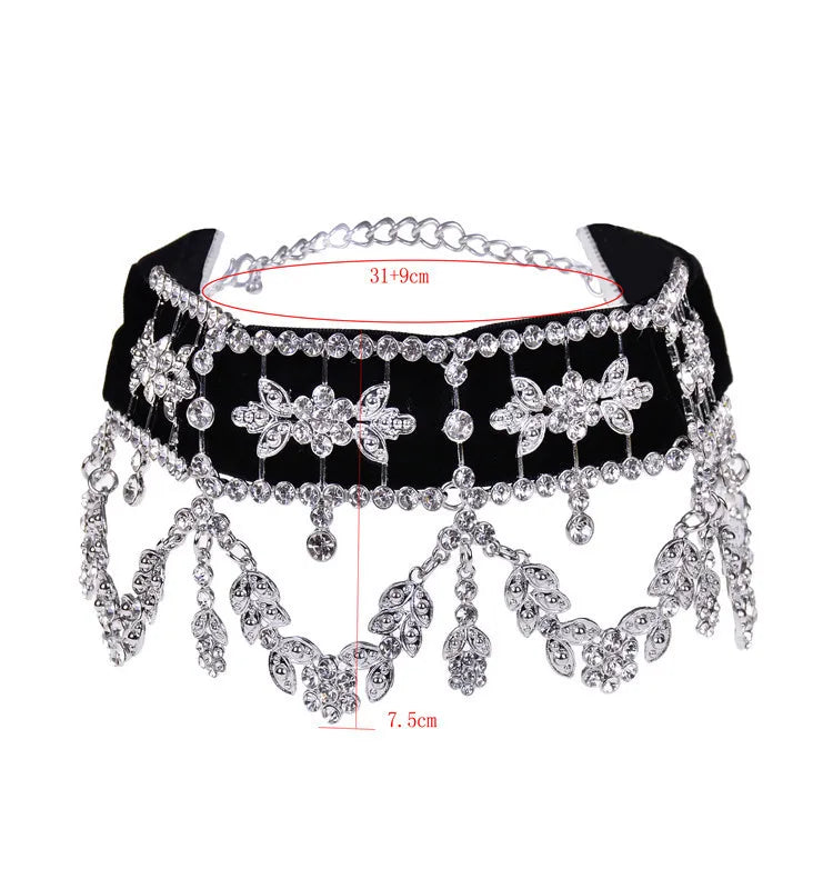Crystal Chandelier Choker Necklace