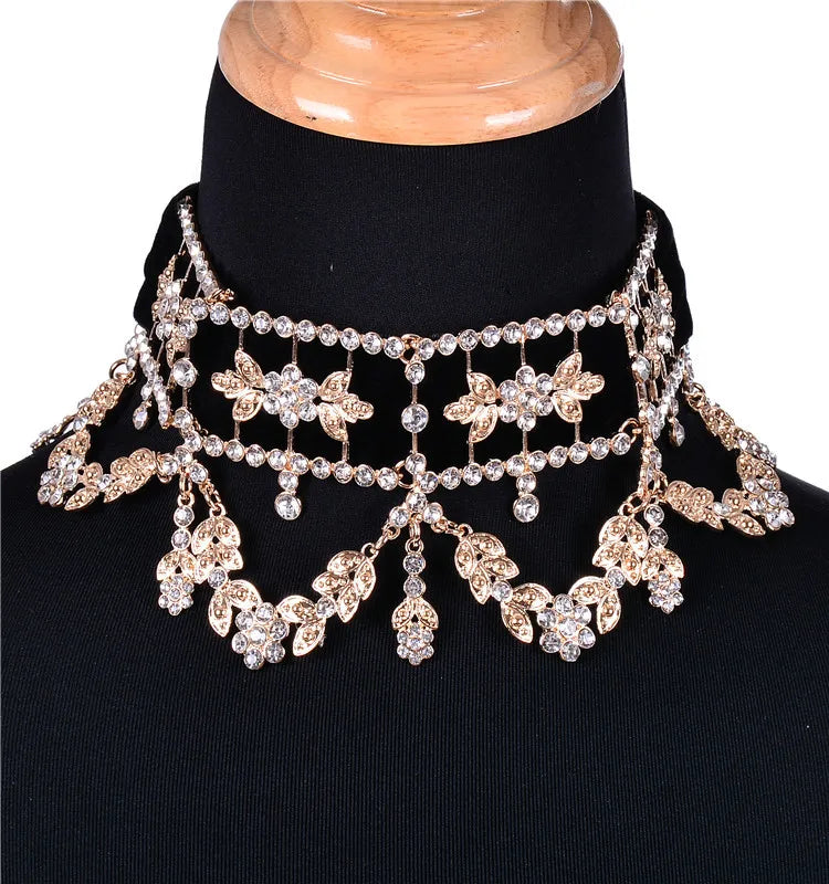 Crystal Chandelier Choker Necklace