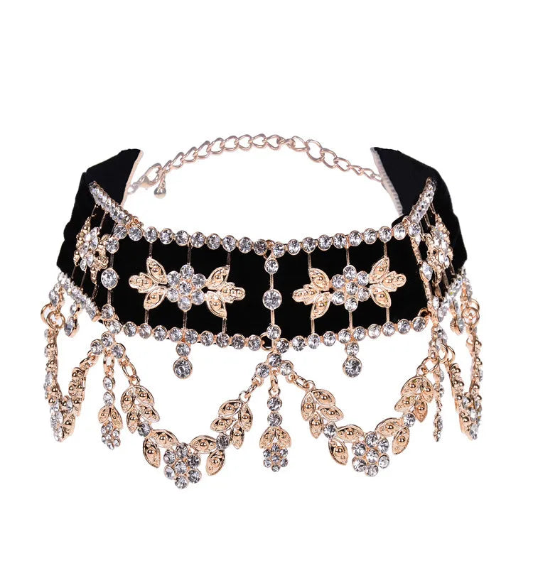 Crystal Chandelier Choker Necklace