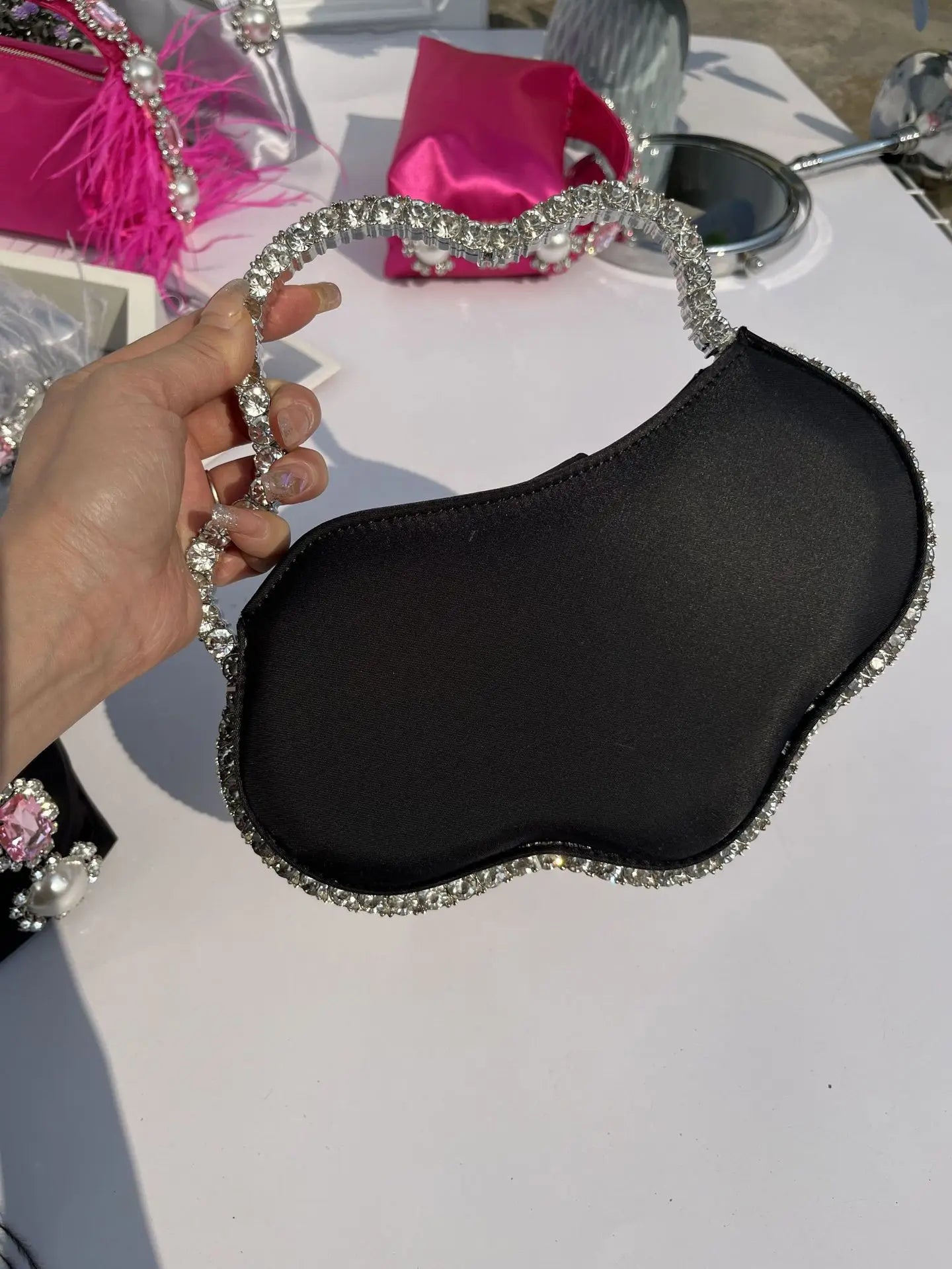Rhinestone Crystal Cloud Handbag