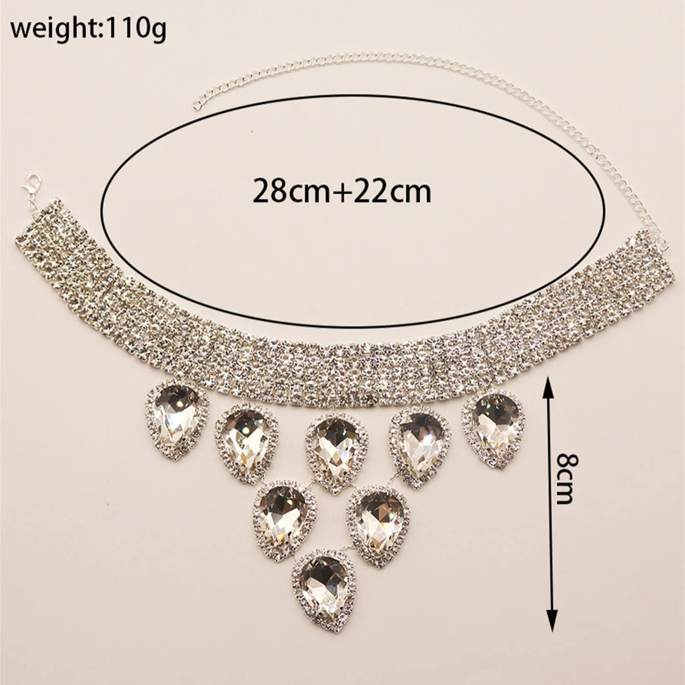 Rhinestone Crystal Necklace