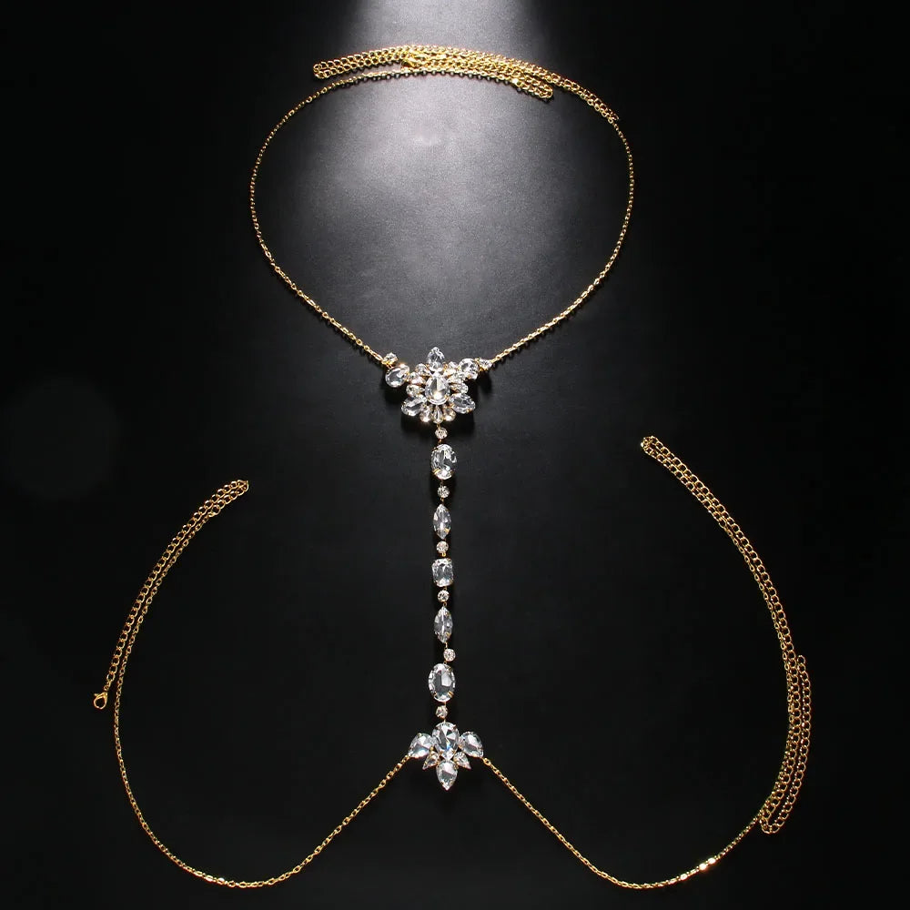 Crystal Body Chain Harness
