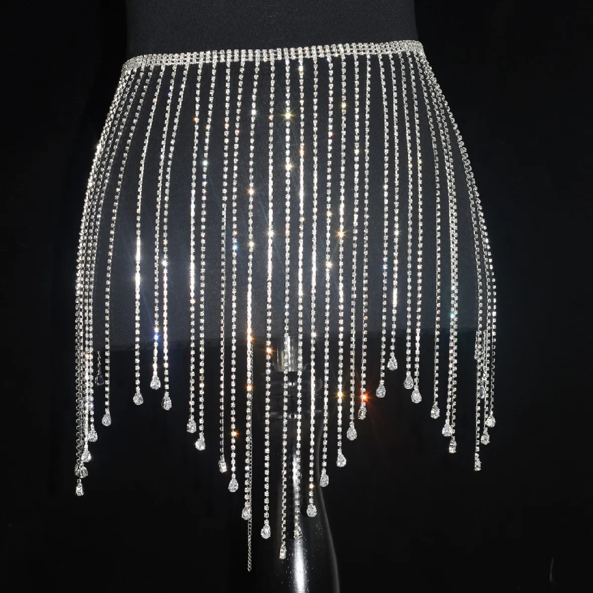 Crystal Fringe Waist Chain