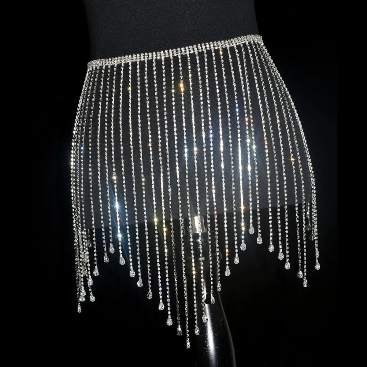 Crystal Fringe Waist Chain