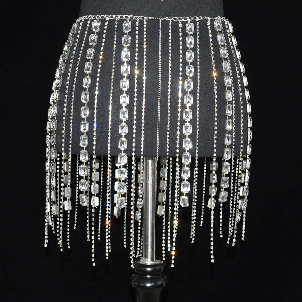 Crystal Fringe Waist Chain