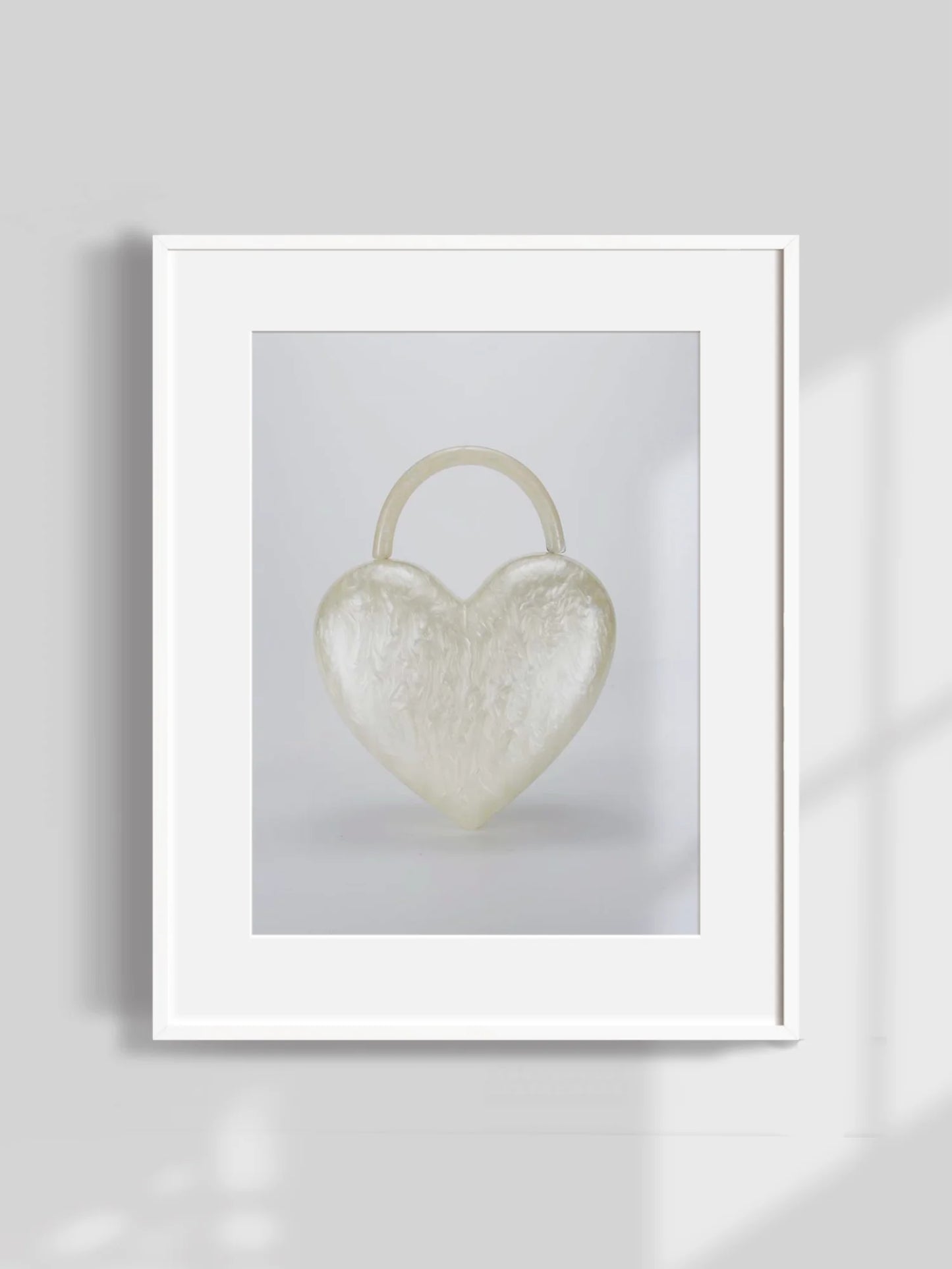 Acrylic Heart Handbag