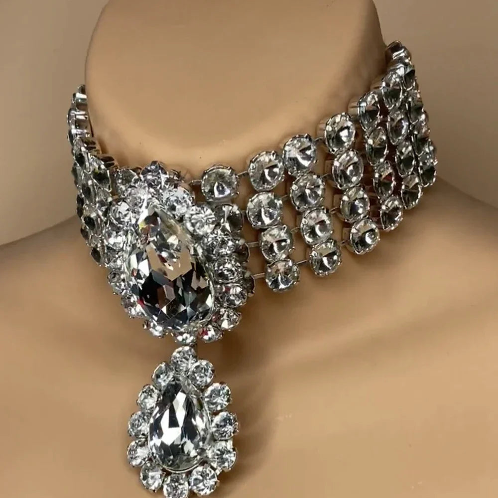 Rhinestone Choker