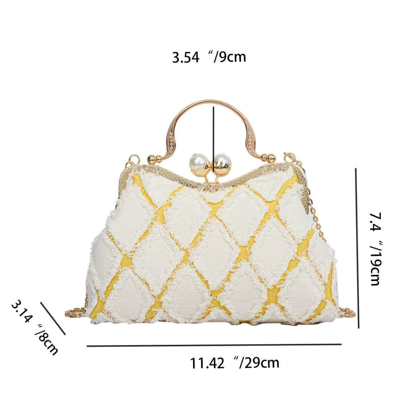 Denim Handbag Clutch