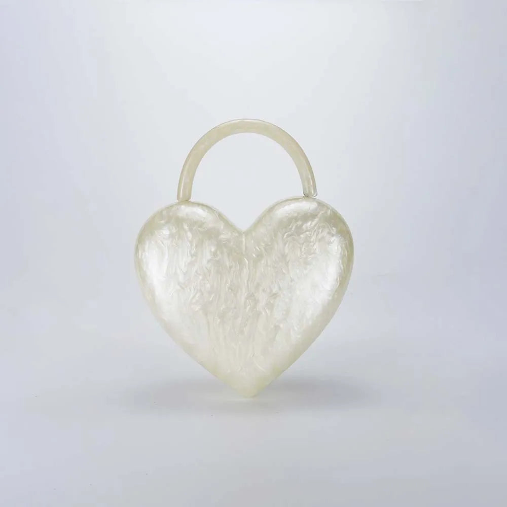 Acrylic Heart Handbag