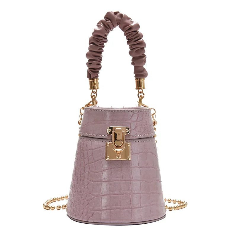 Cylinder Bucket Bag