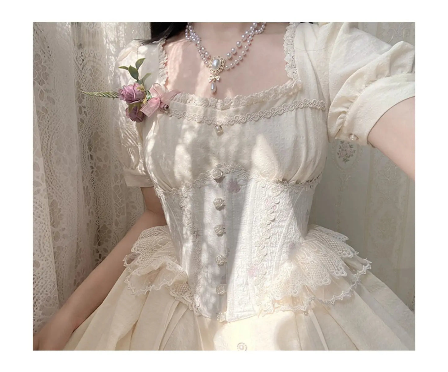 Lace Waist Sincher Corset