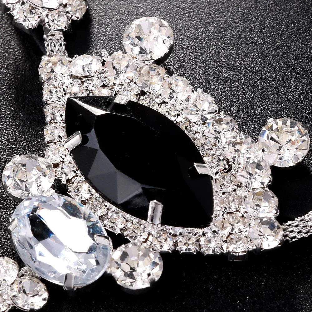 Devil's Eye Rhinestone Chain Thong