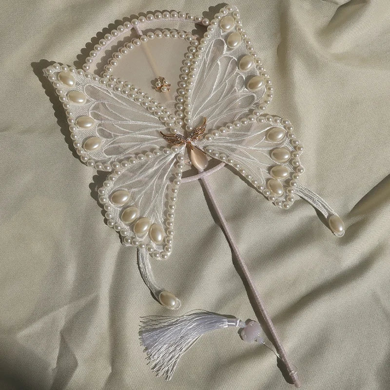 Pastel Butterfly Fan