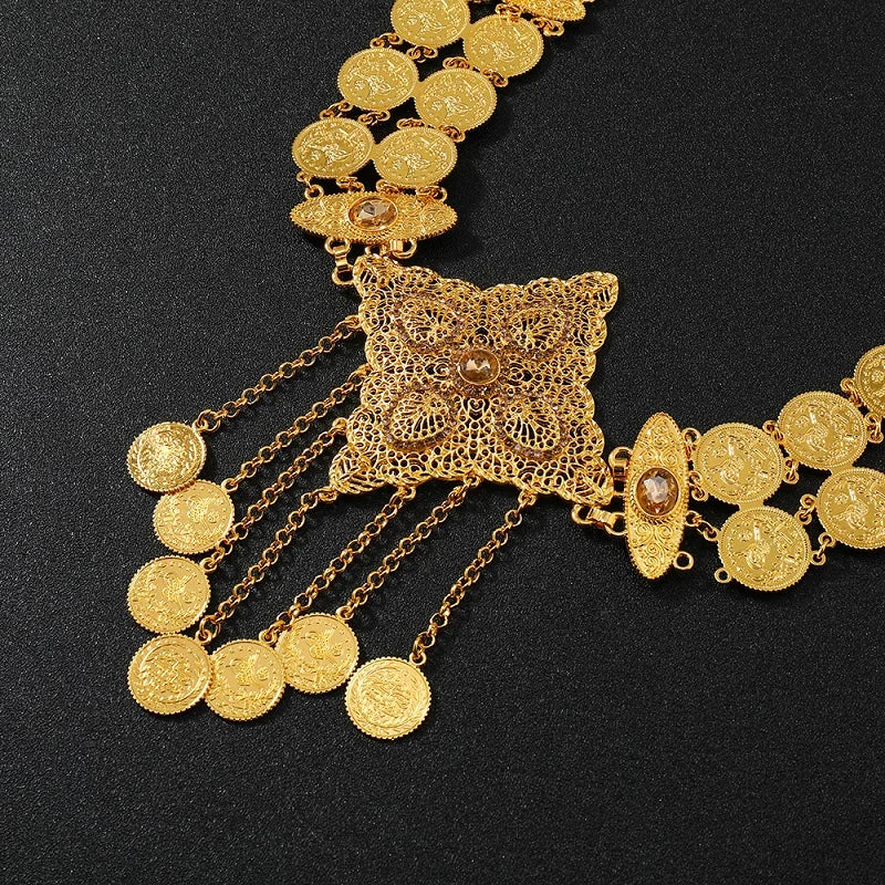 Gold Art Deco Waist Chain