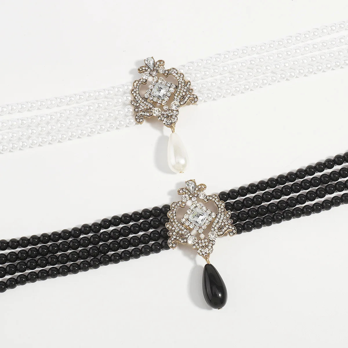 Baroque Royal Divine Pearl Choker Necklace