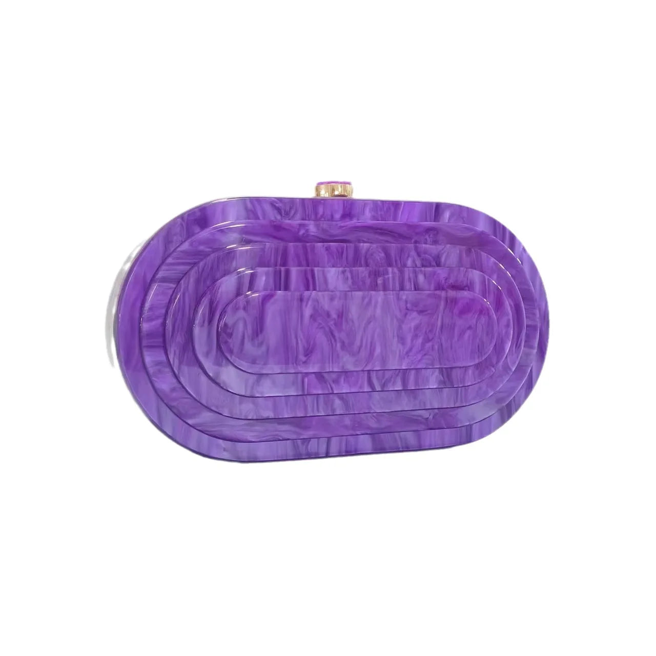 Acrylic Marbled Clutch
