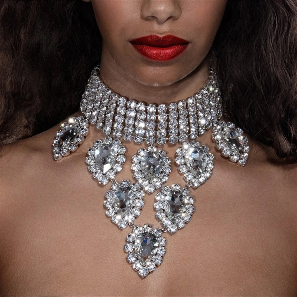 Rhinestone Crystal Necklace