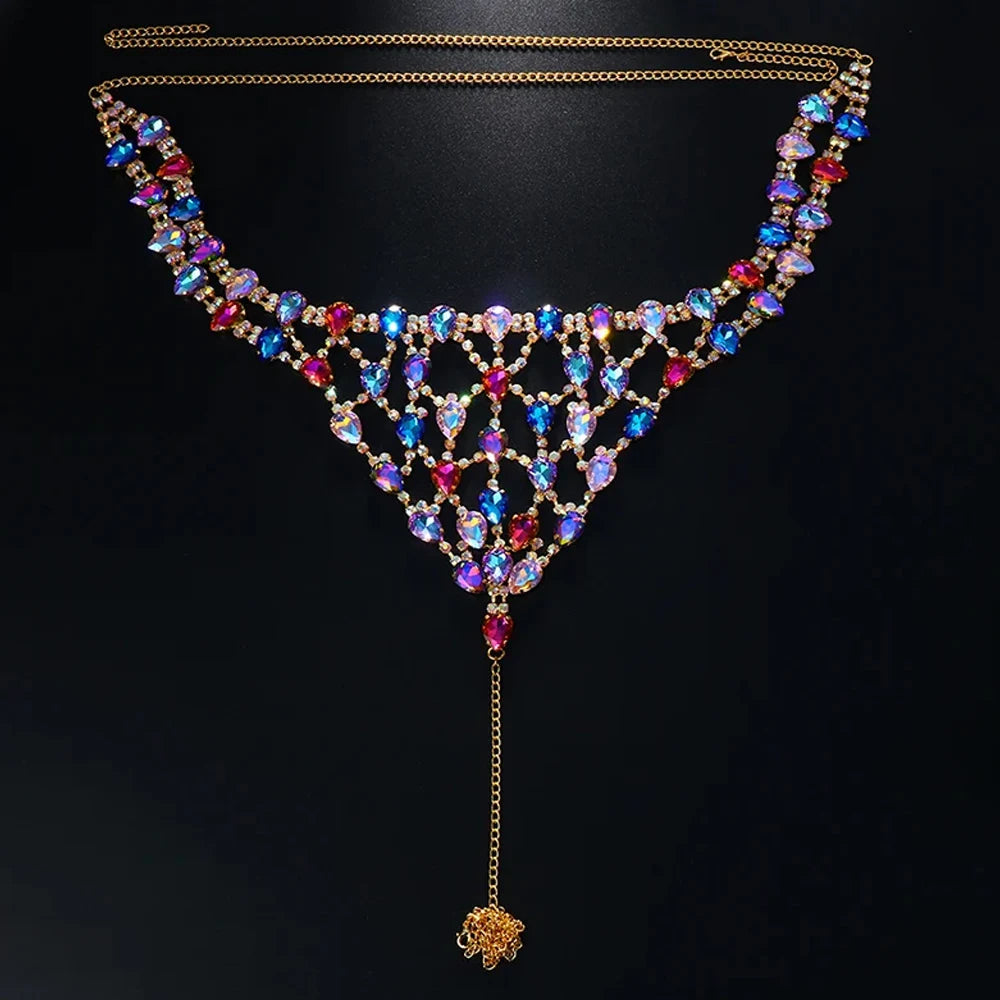 Crystal Body Chain Set