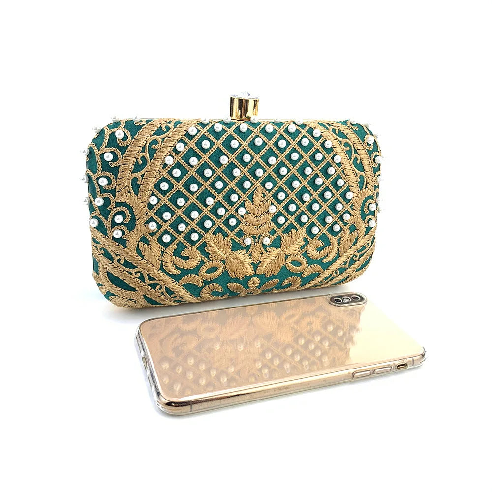Baroque Jewel Clutch