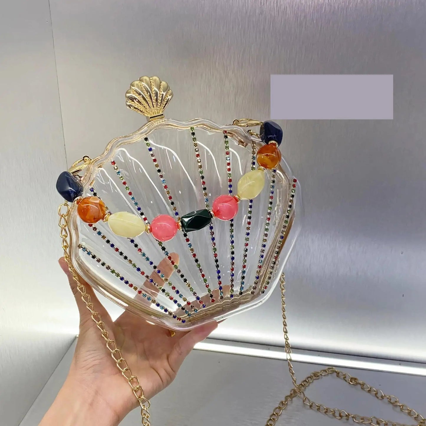 Acrylic Shell Bag