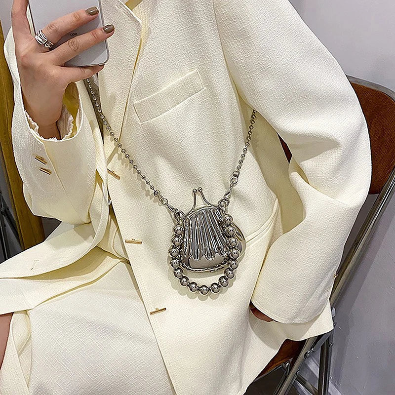 Metal Shell Mini Purse