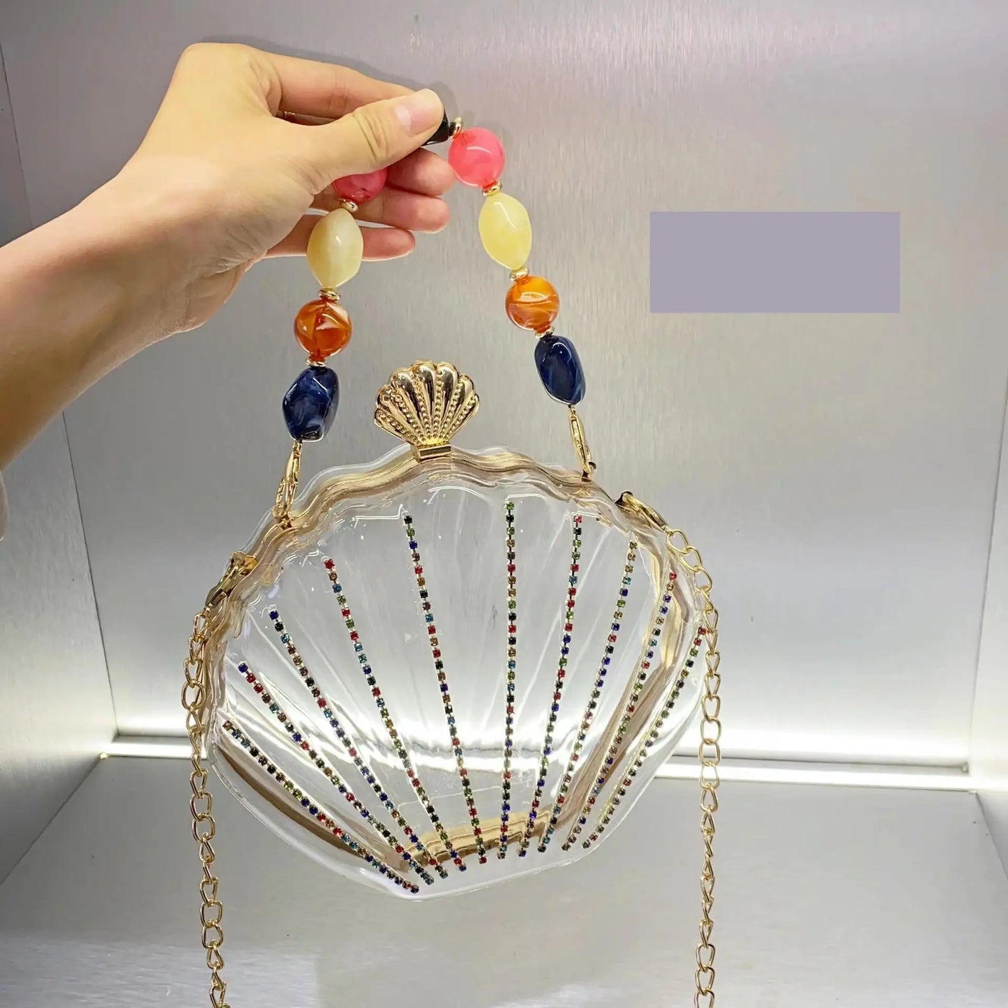 Acrylic Shell Bag