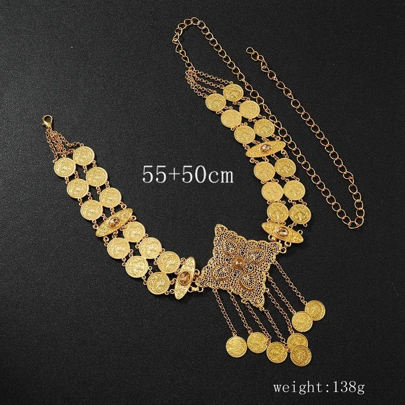 Gold Art Deco Waist Chain