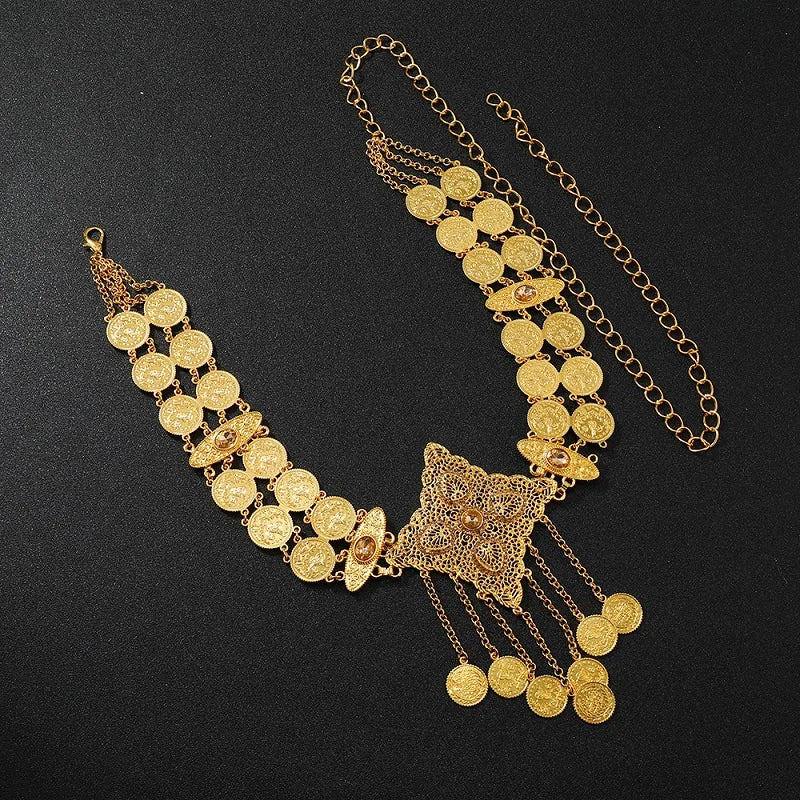 Gold Art Deco Waist Chain