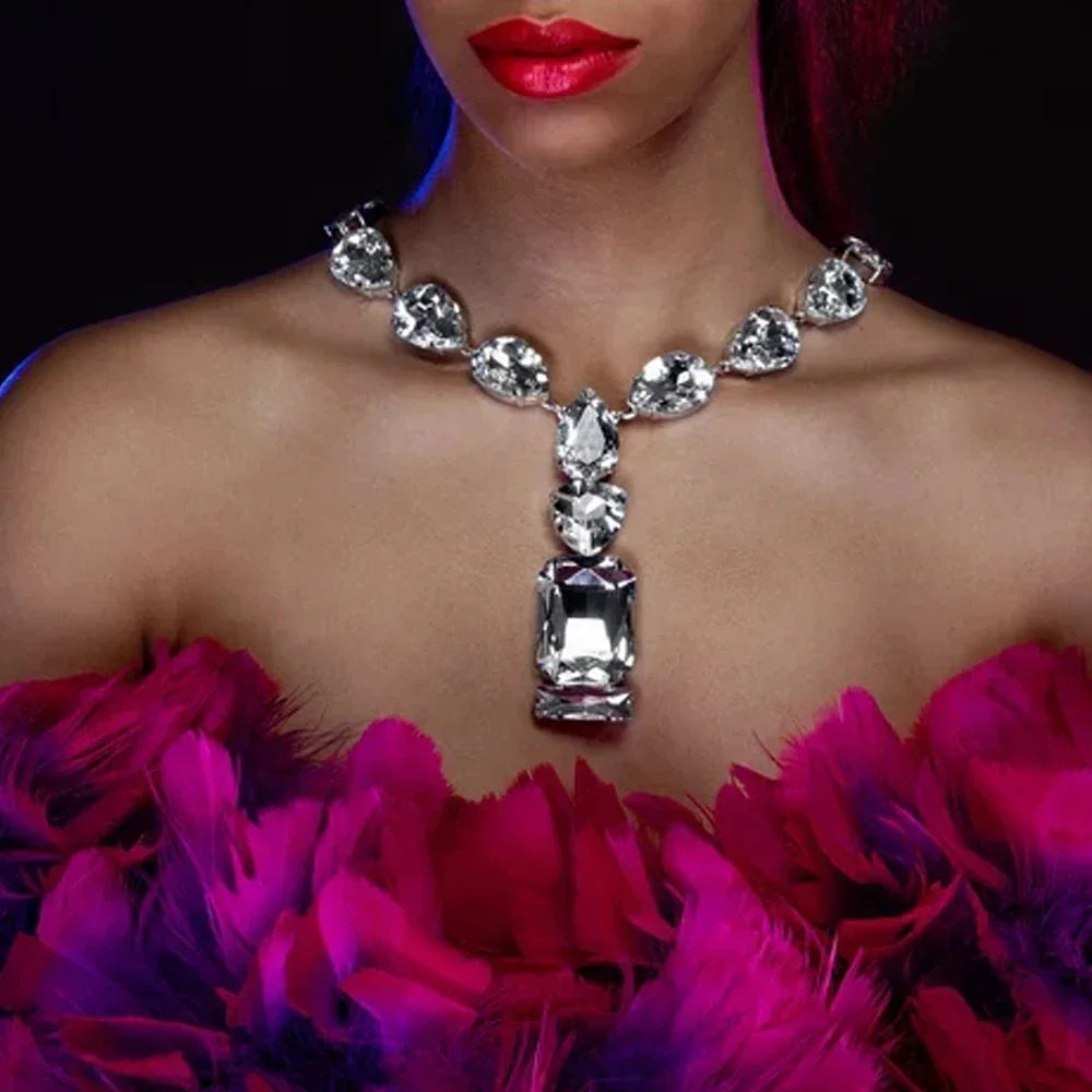 Crystal Pendant Necklace