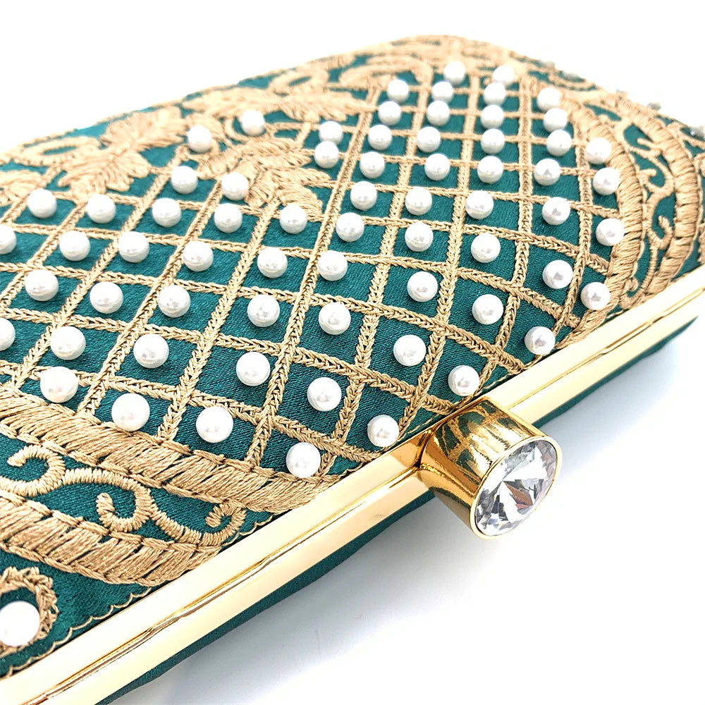 Baroque Jewel Clutch