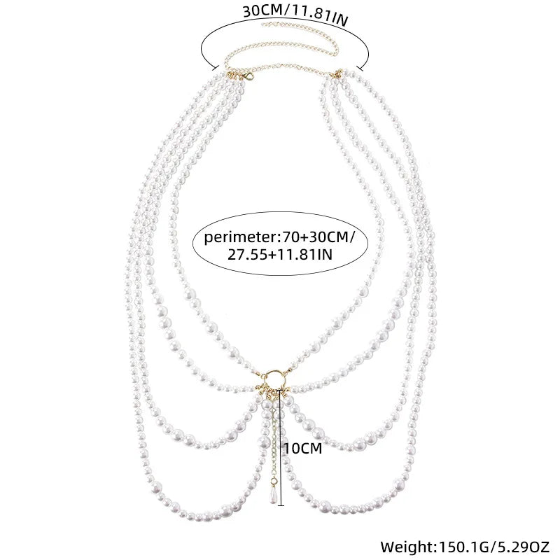 Pearl Layered Waist Chain