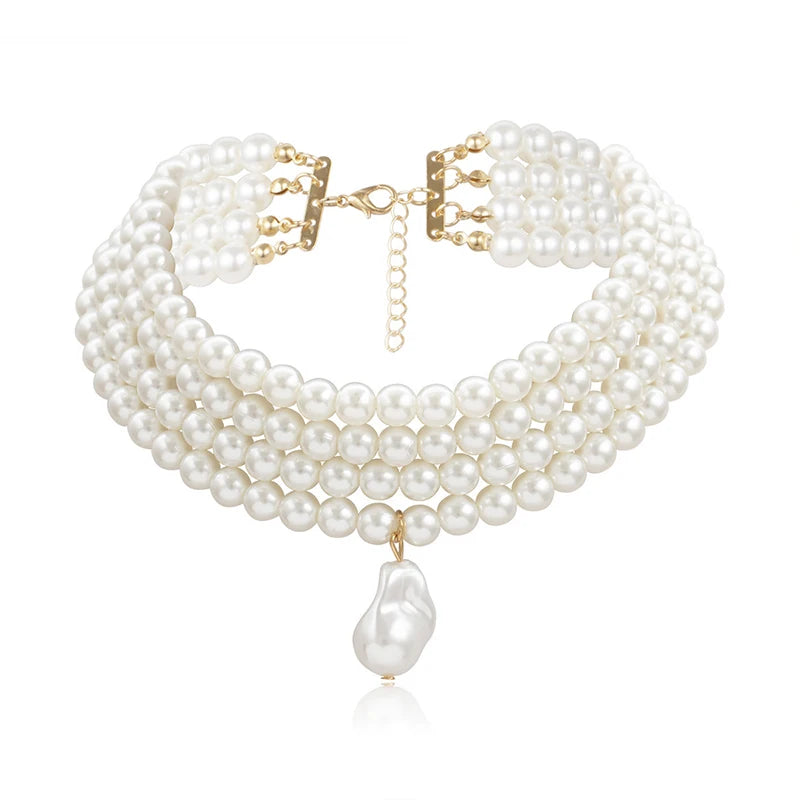 Pearl Collar Choker