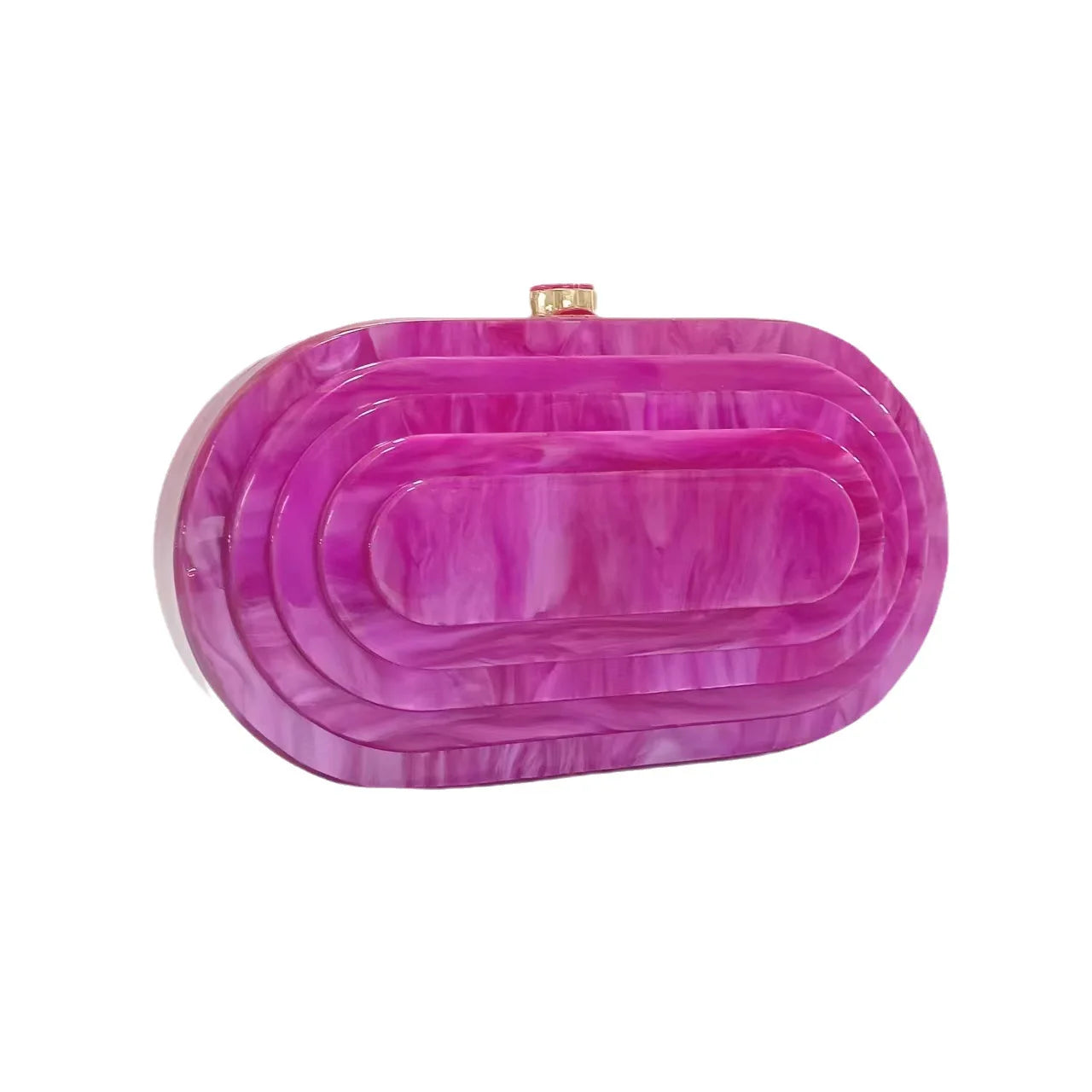 Acrylic Marbled Clutch