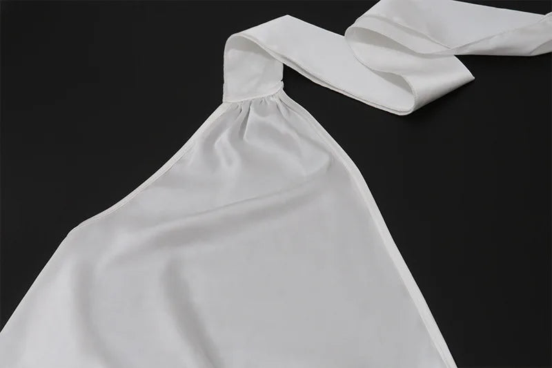 Satin Backless Dress