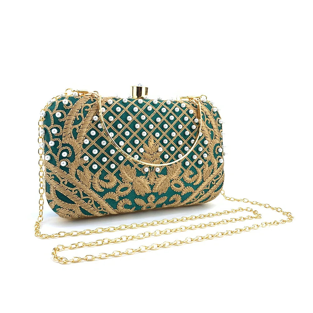 Baroque Jewel Clutch