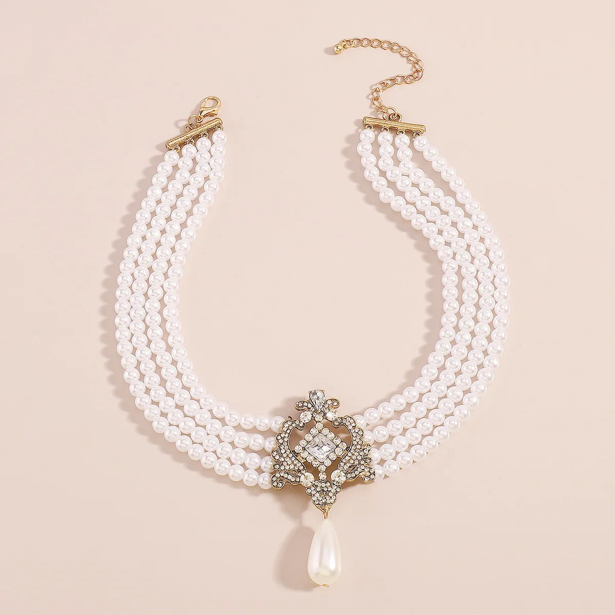 Baroque Royal Divine Pearl Choker Necklace