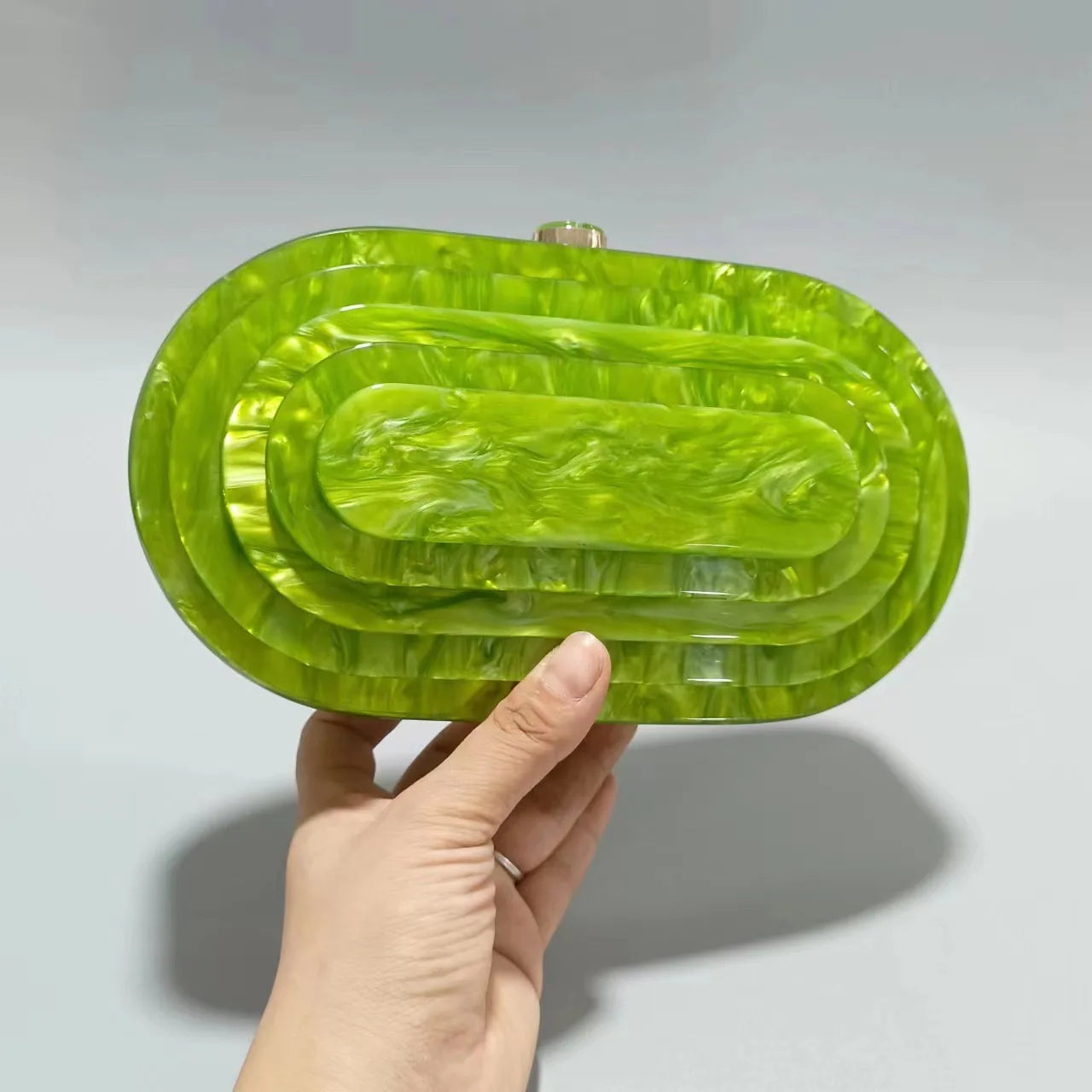Acrylic Marbled Clutch
