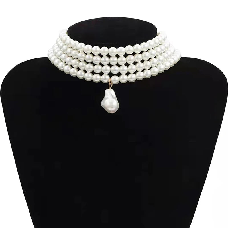 Pearl Collar Choker