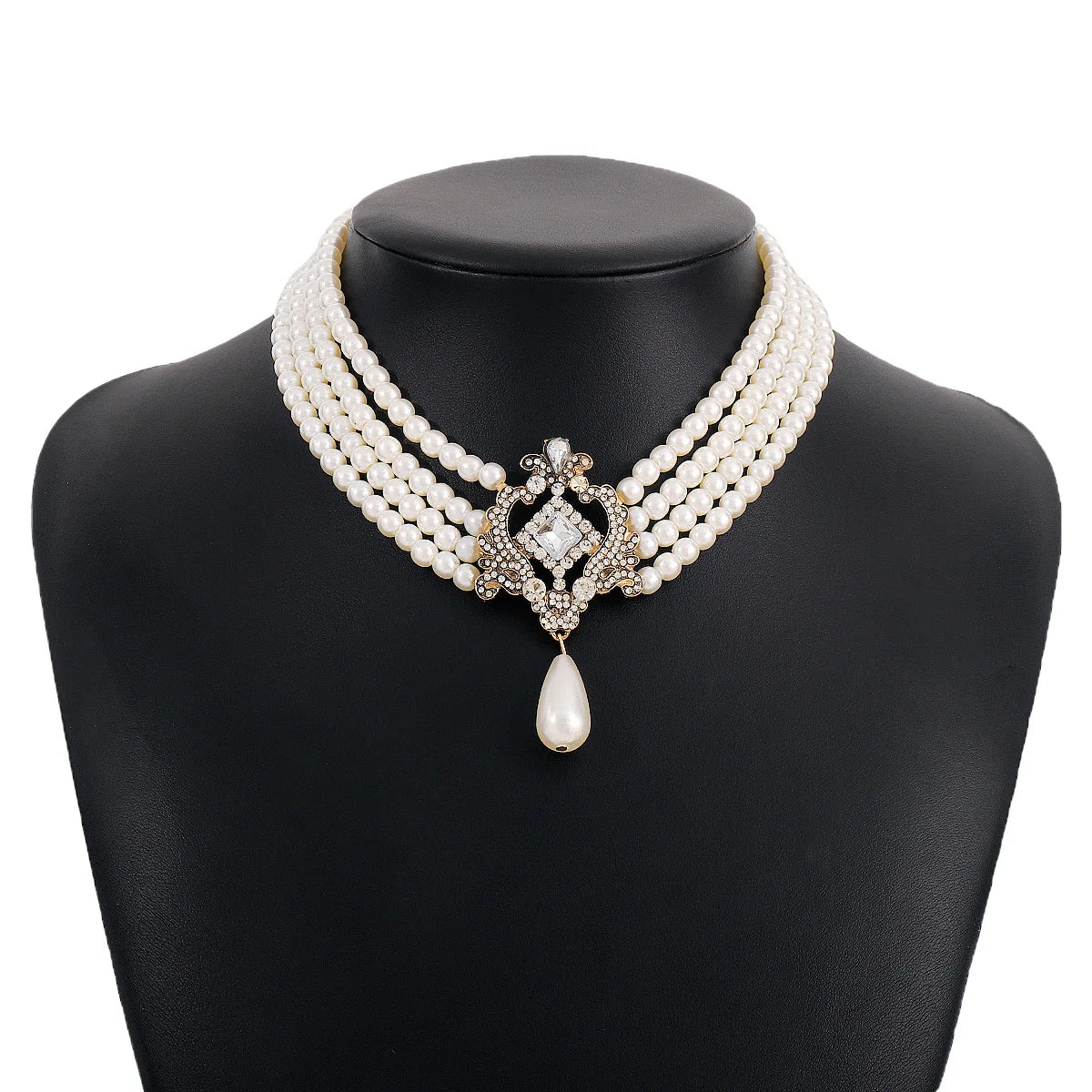 Baroque Royal Divine Pearl Choker Necklace