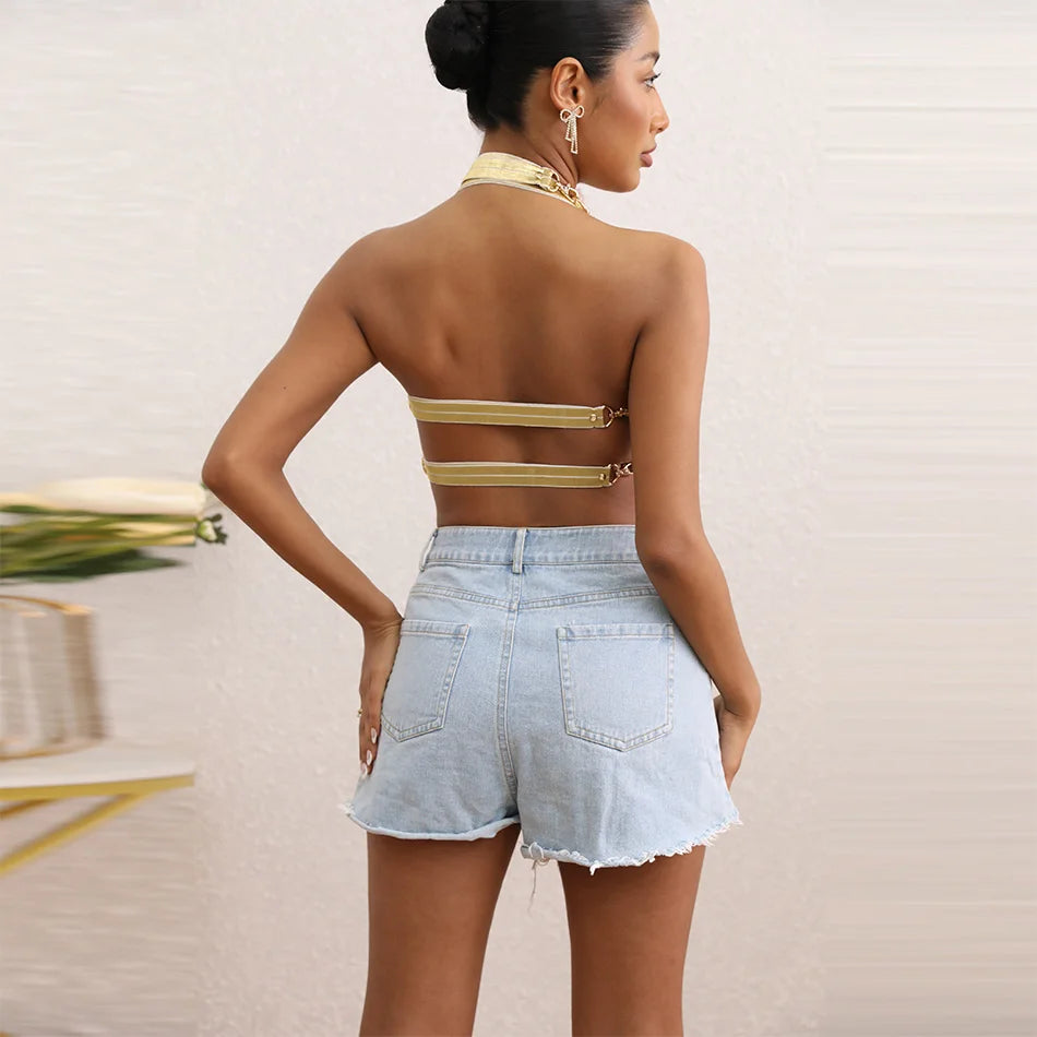 Embroidered Butterfly Top