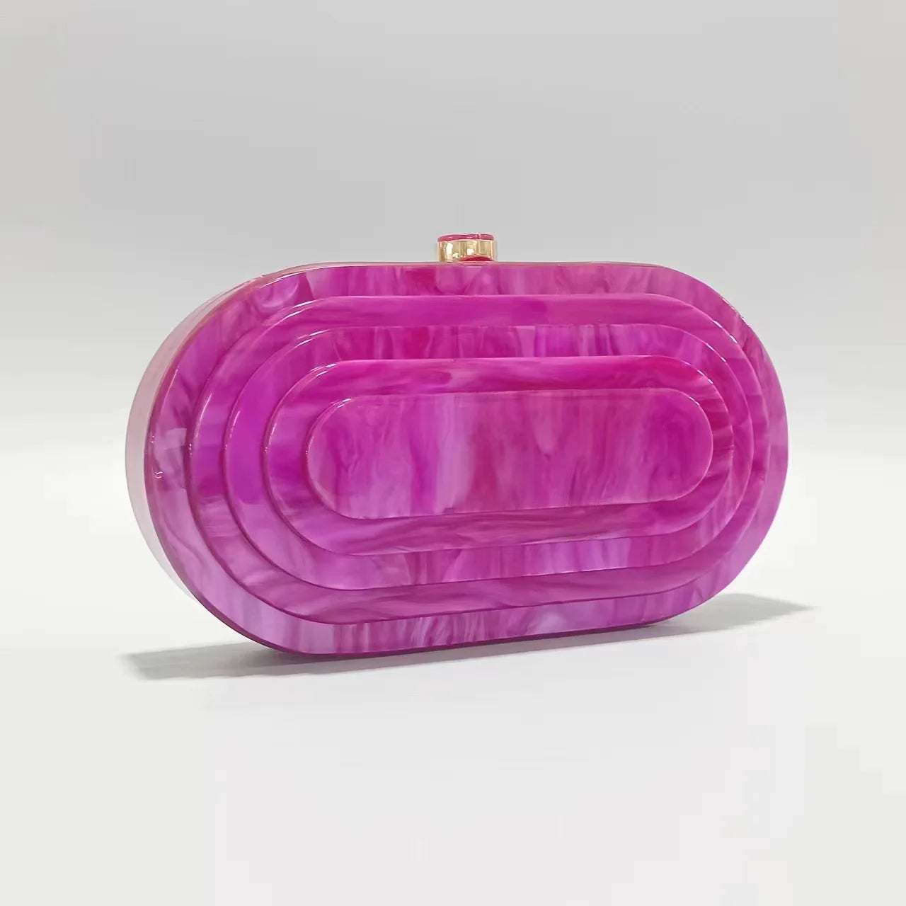 Acrylic Marbled Clutch