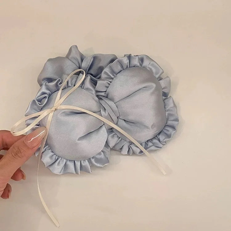 Sweetheart Heart Bow Pillow Hair Tie