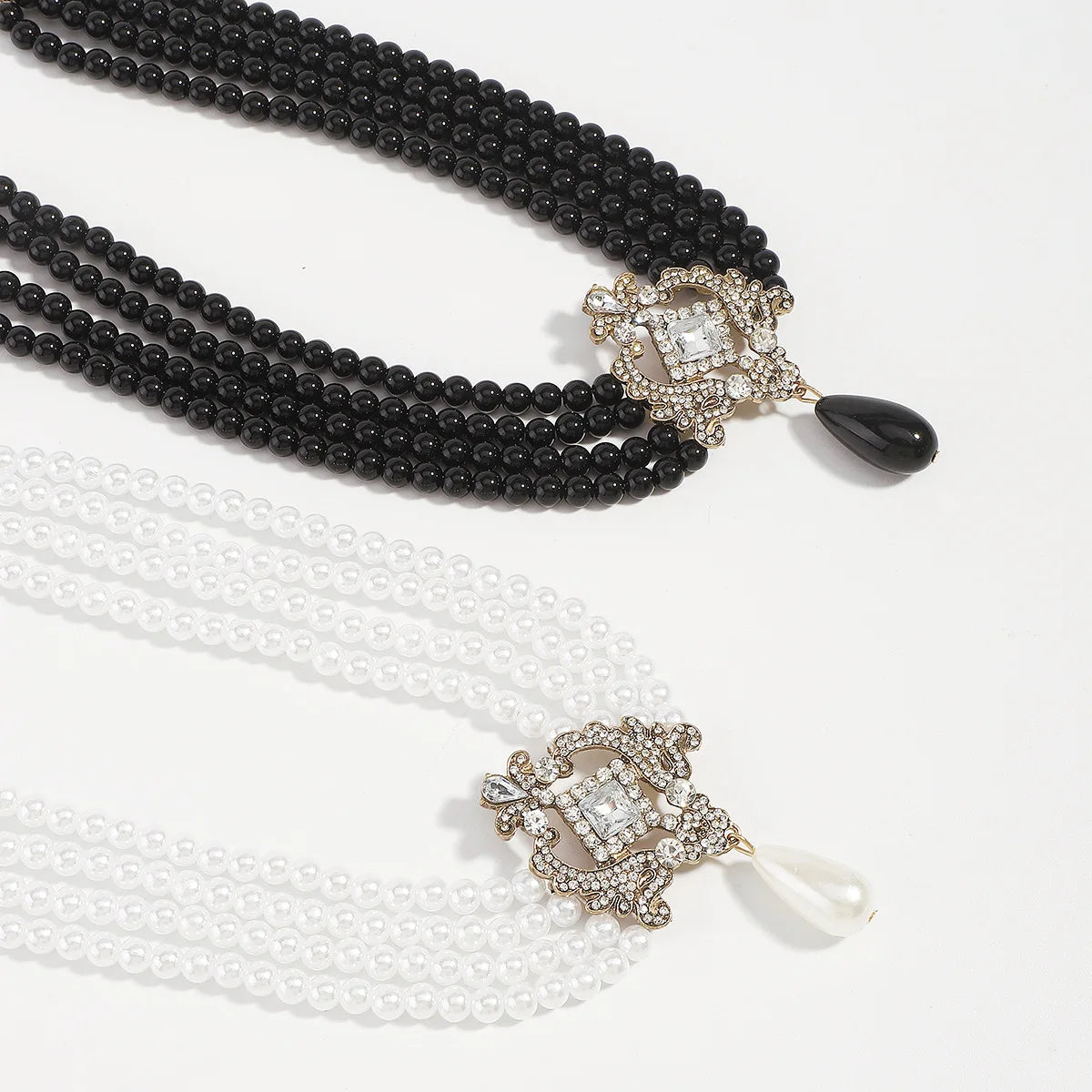 Baroque Royal Divine Pearl Choker Necklace
