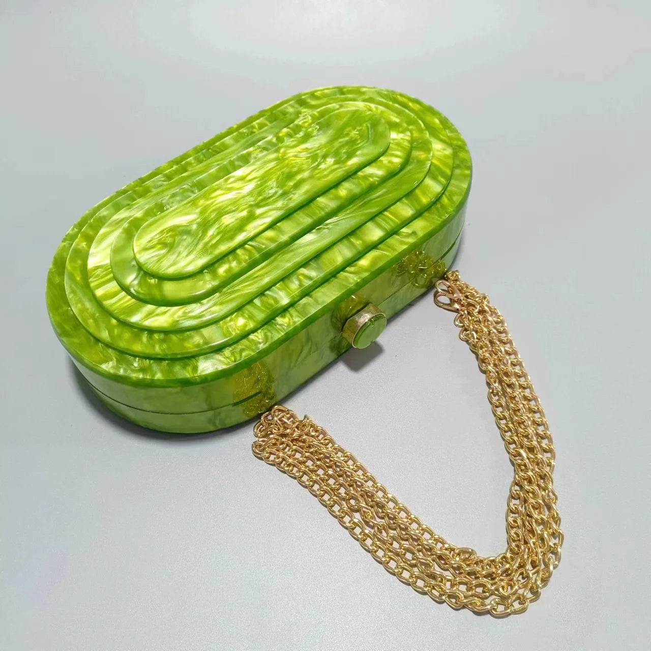 Acrylic Marbled Clutch