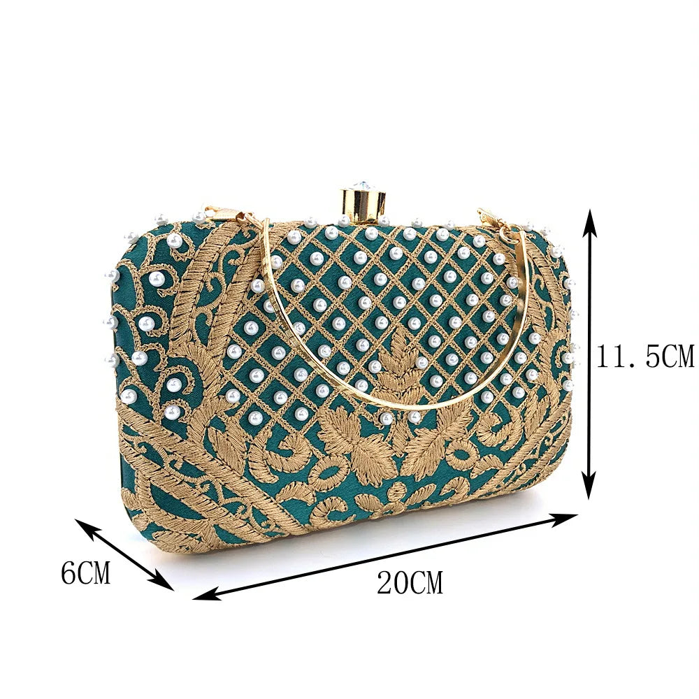 Baroque Jewel Clutch